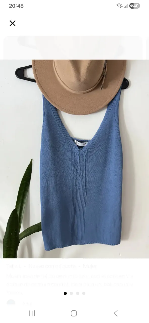 Musculosa Zara - imagen 1