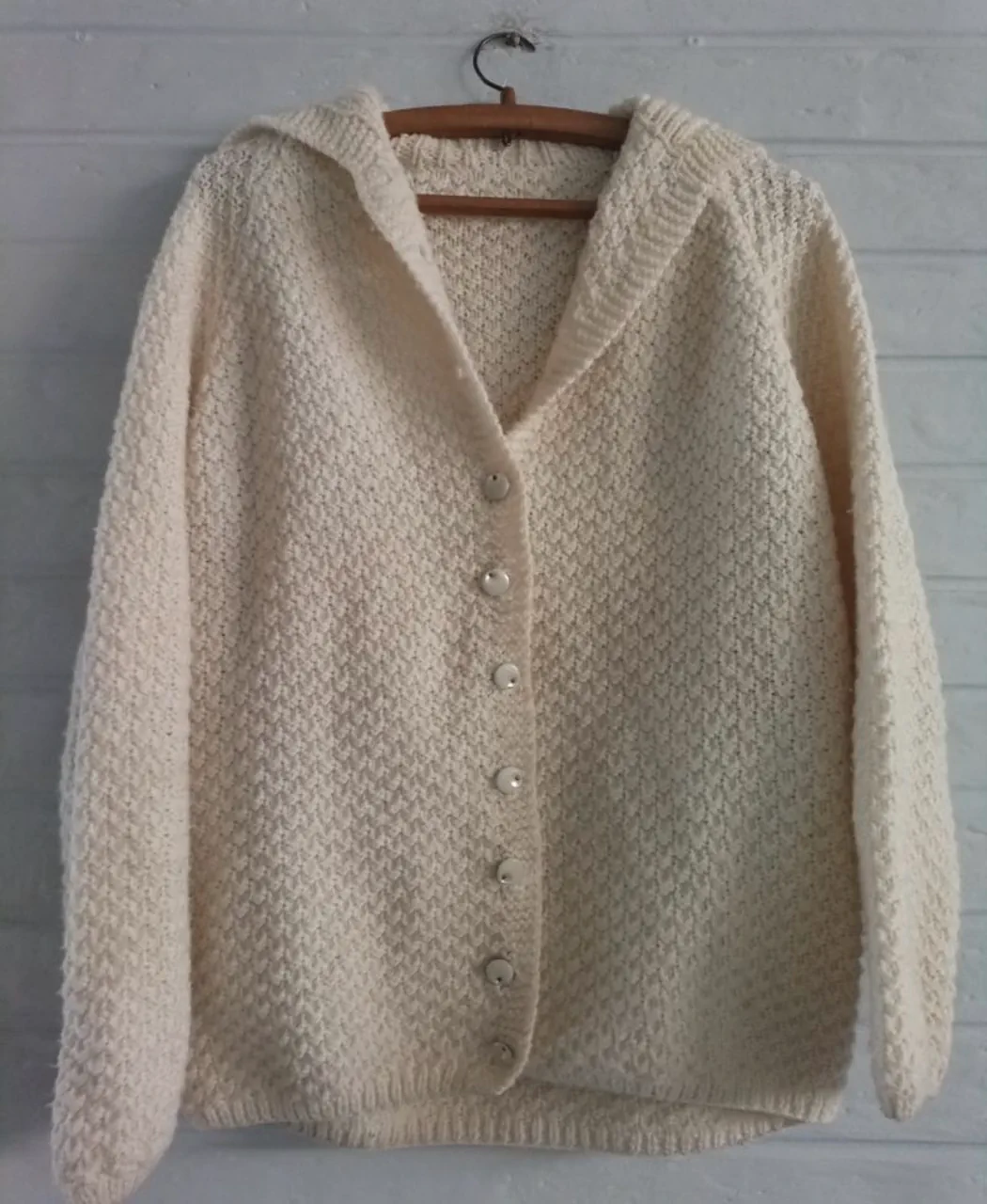 Cardigan Artesanal · Talle M