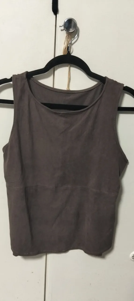 Musculosa Gamuza · Talle único