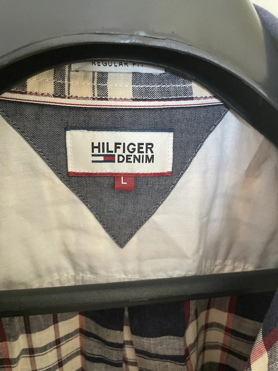 Camisa Tommy Hilfiger · Talle L