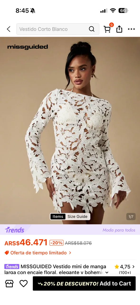 Vestido Missguided - imagen 1