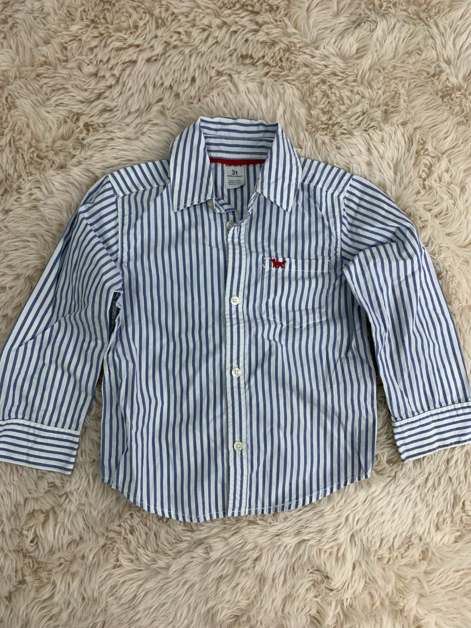 Camisa manga larga Carter's · Talle 3 años / 98 cm
