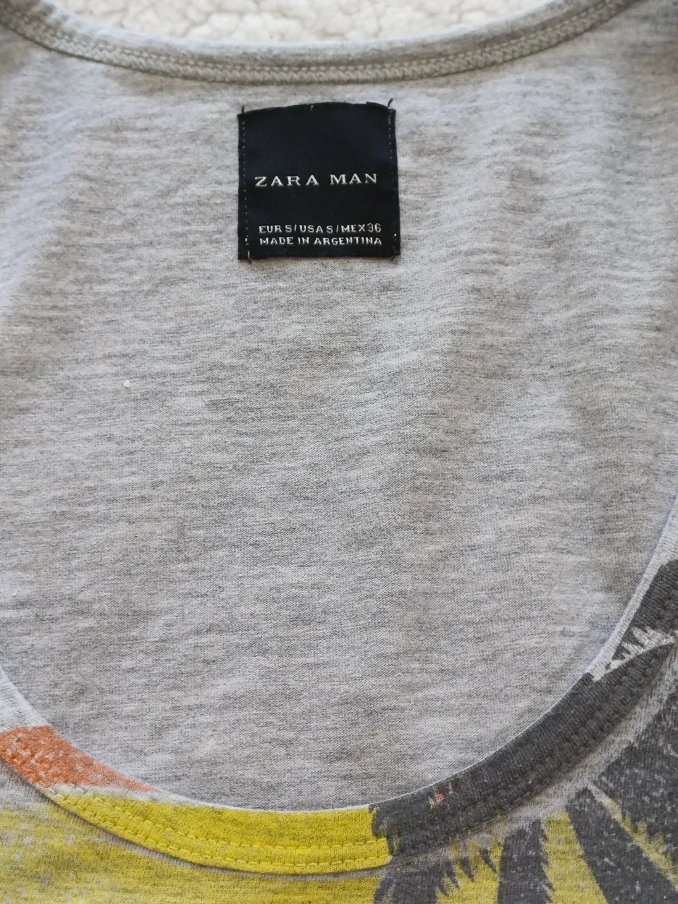Musculosa Zara Man · Talle S