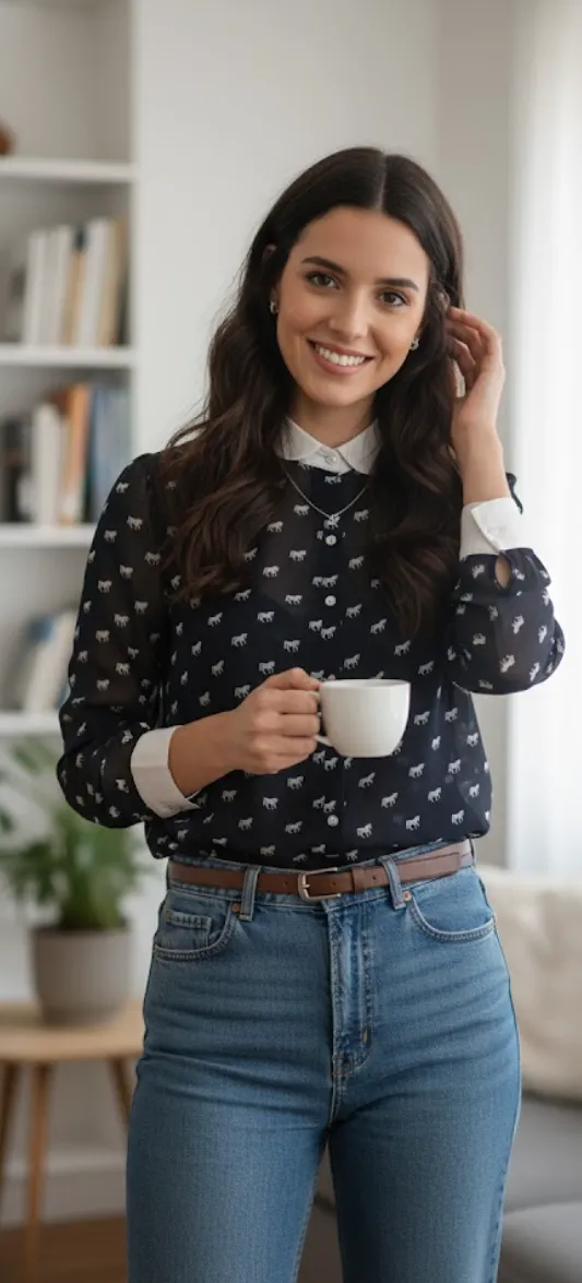 Camisa Zara Woman · Talle M