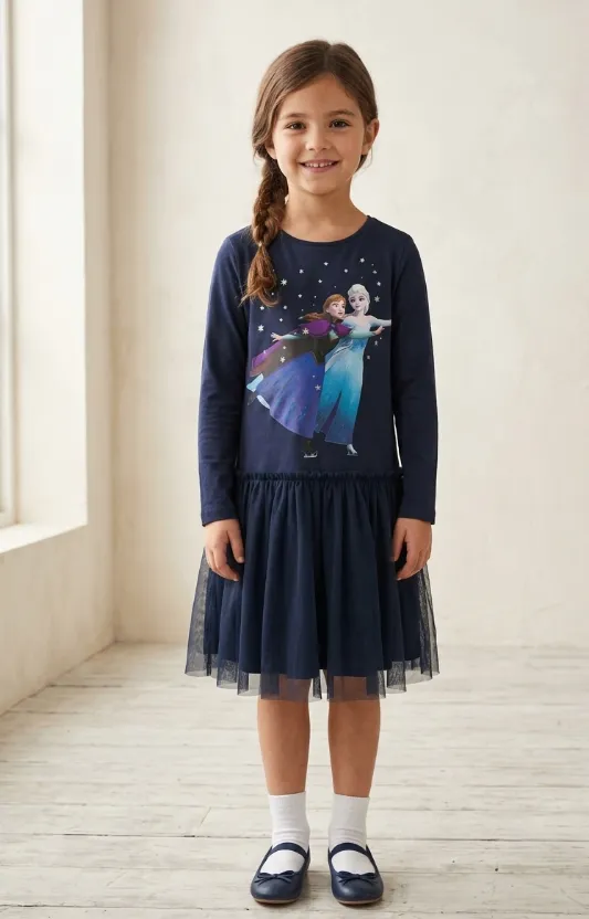 Vestido corto H&M · Talle 8 años / 128 cm