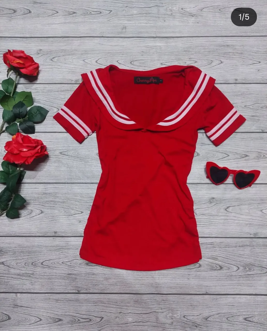 Remera Cherry lips - imagen 1