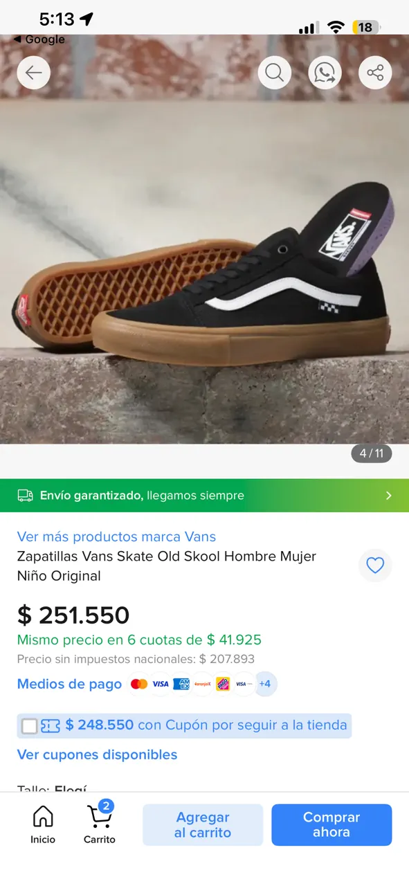 Zapatillas Vans - imagen 1