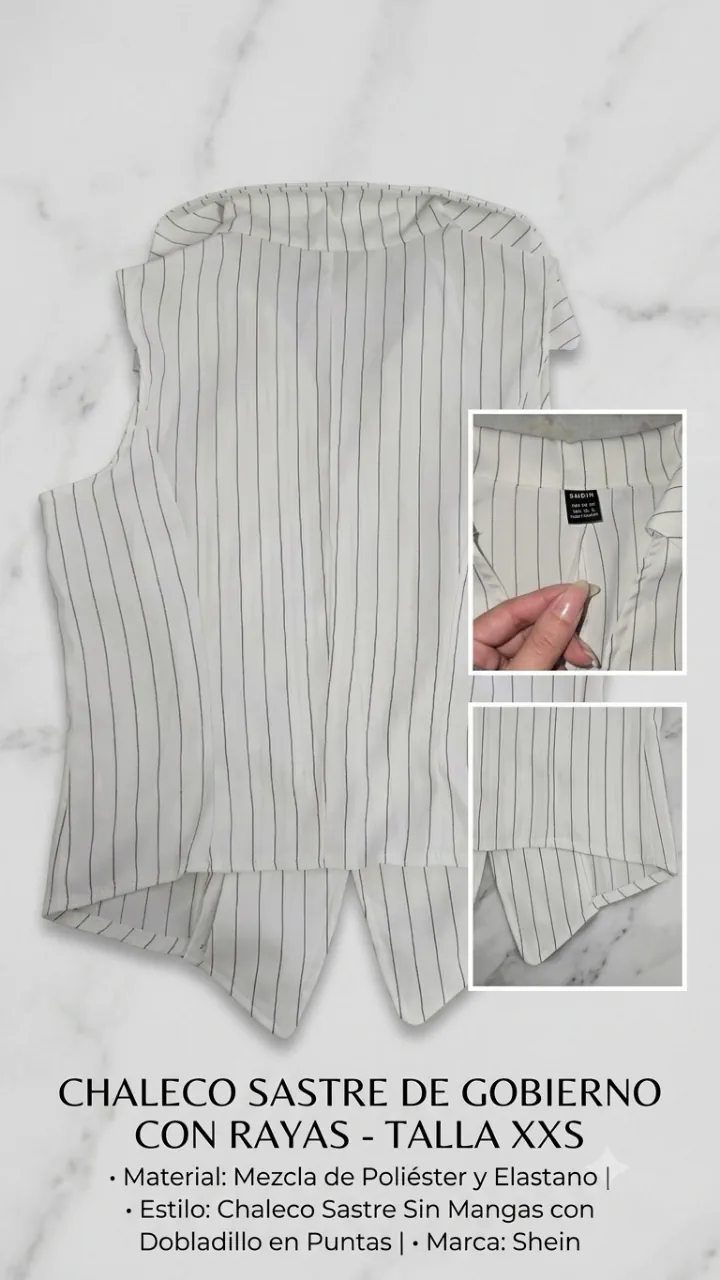 Chaleco Shein · Talle XS