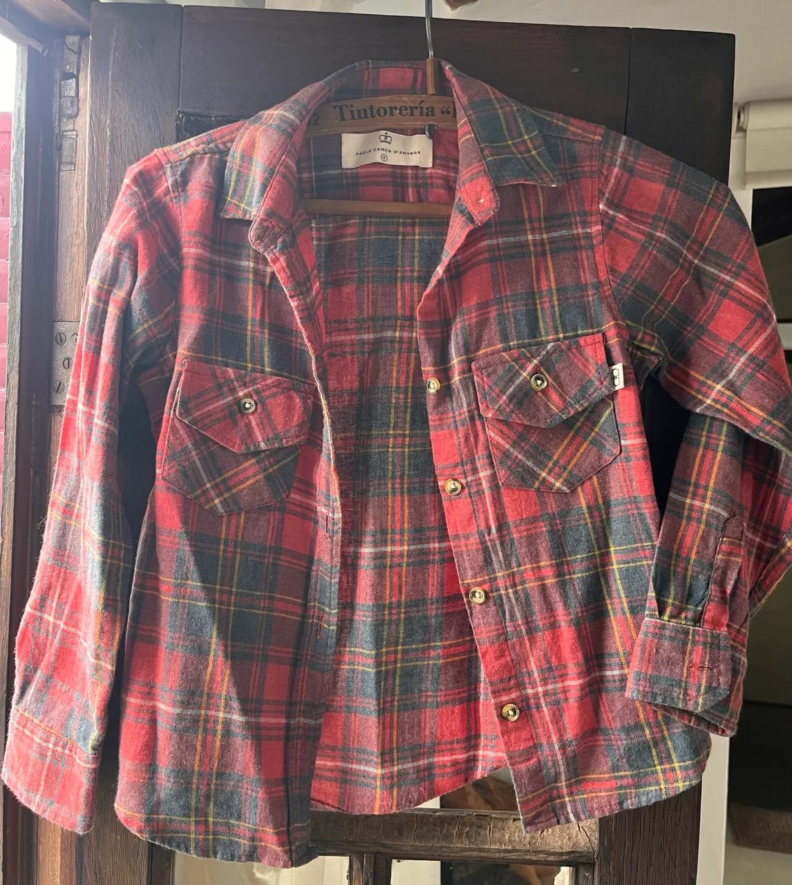 Camisa manga larga Paula Cahen D'Anvers · Talle 8 años / 128 cm