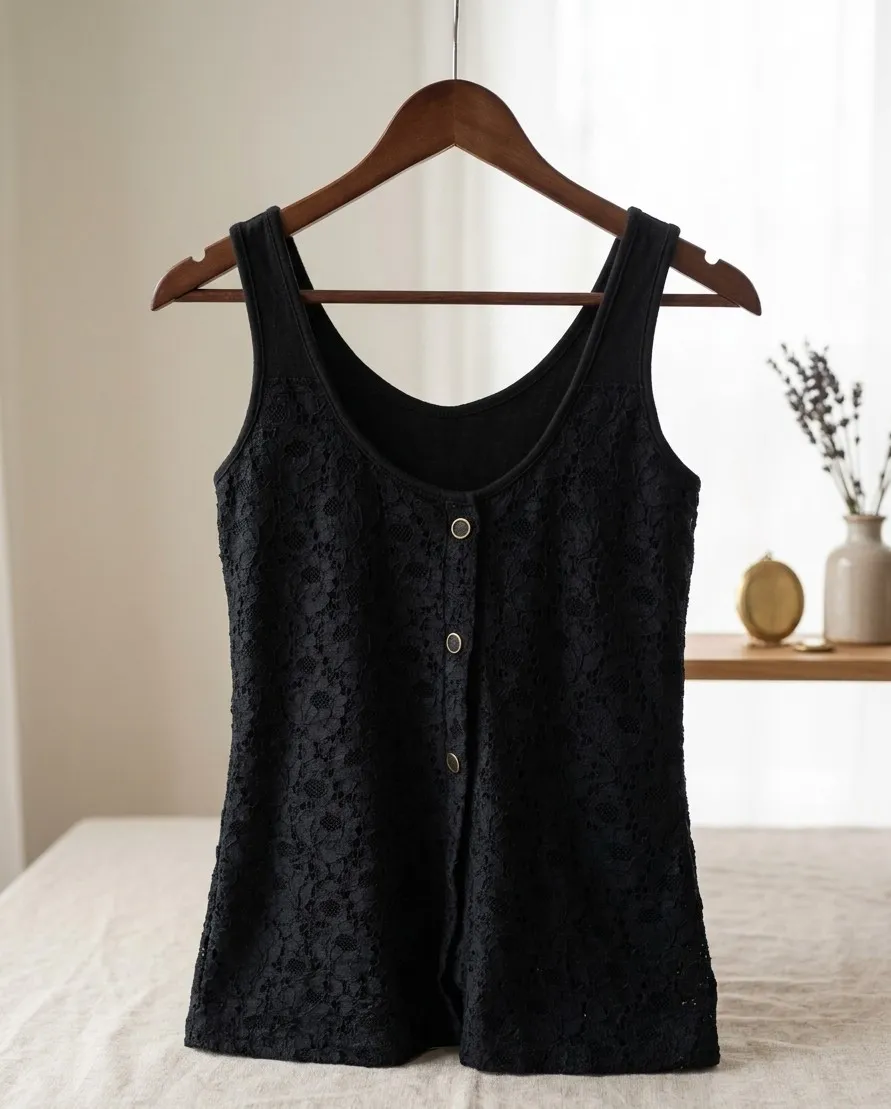 Musculosa Negro - imagen 1
