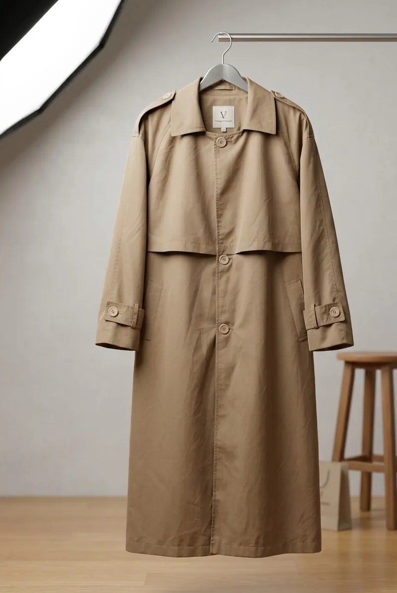 Trench Tapado · Talle L