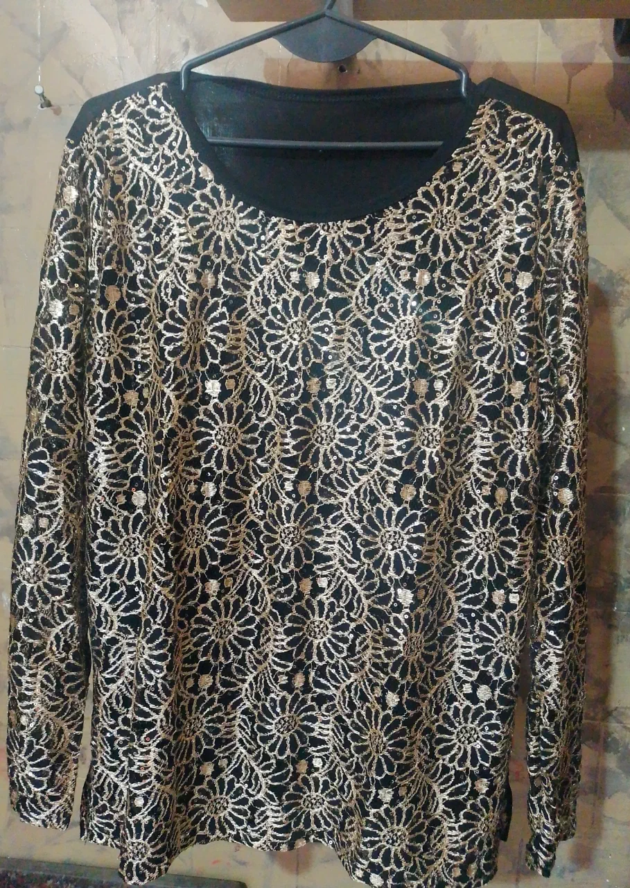 Remera Encaje · Talle L