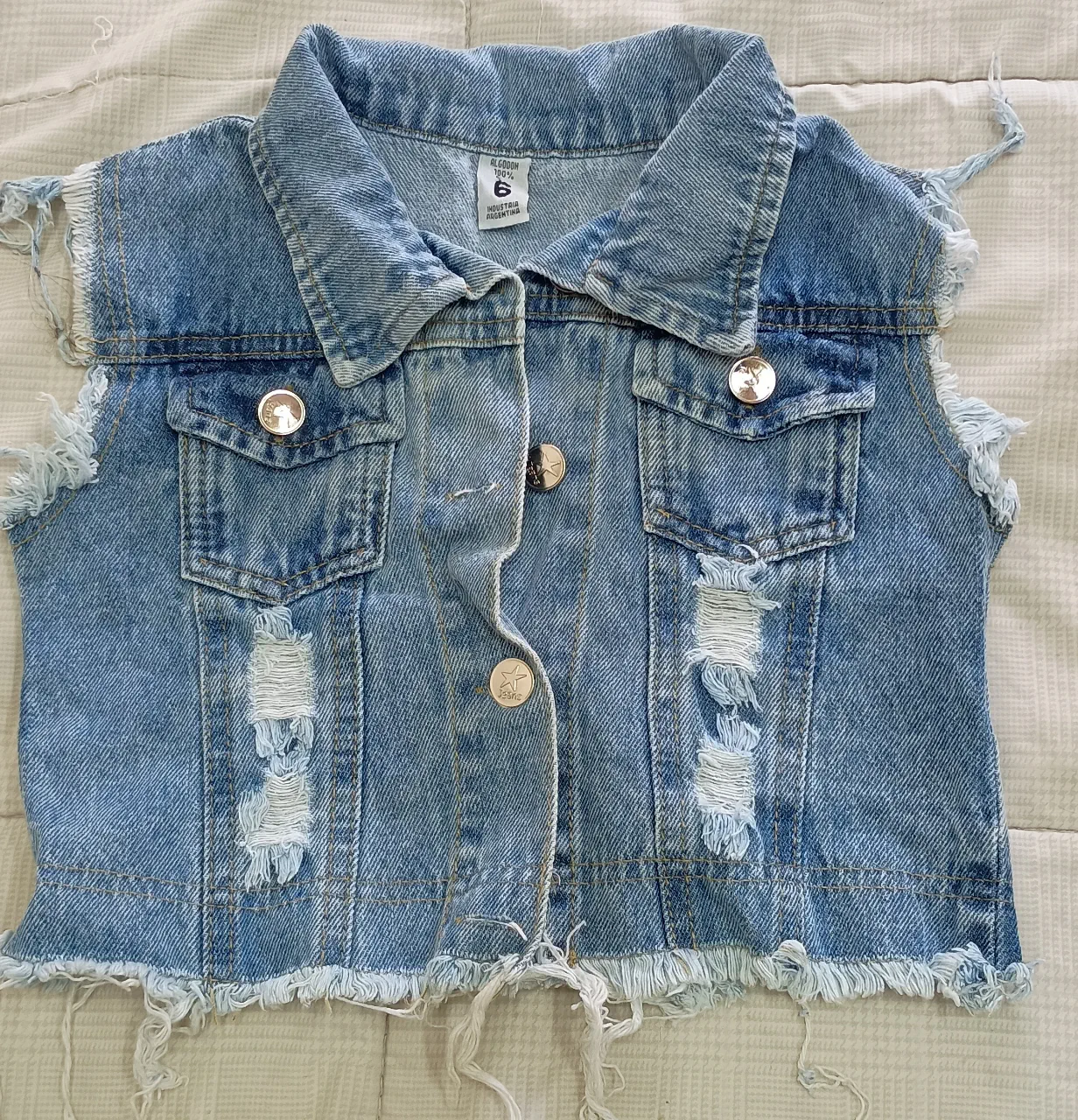 Vestido corto Sin marca · Talle 6 años / 116 cm