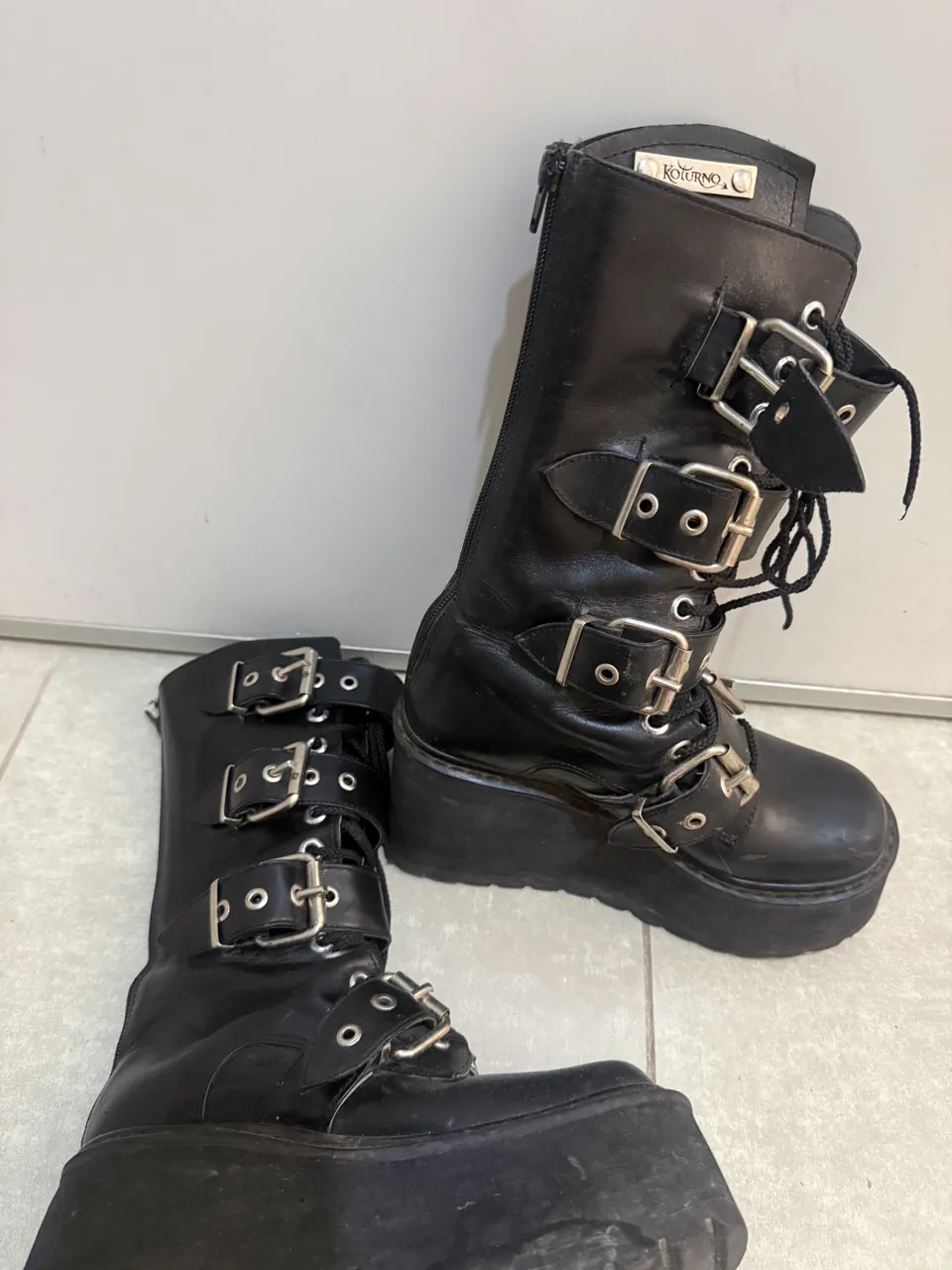 Botas Koturno · Talle AR 37