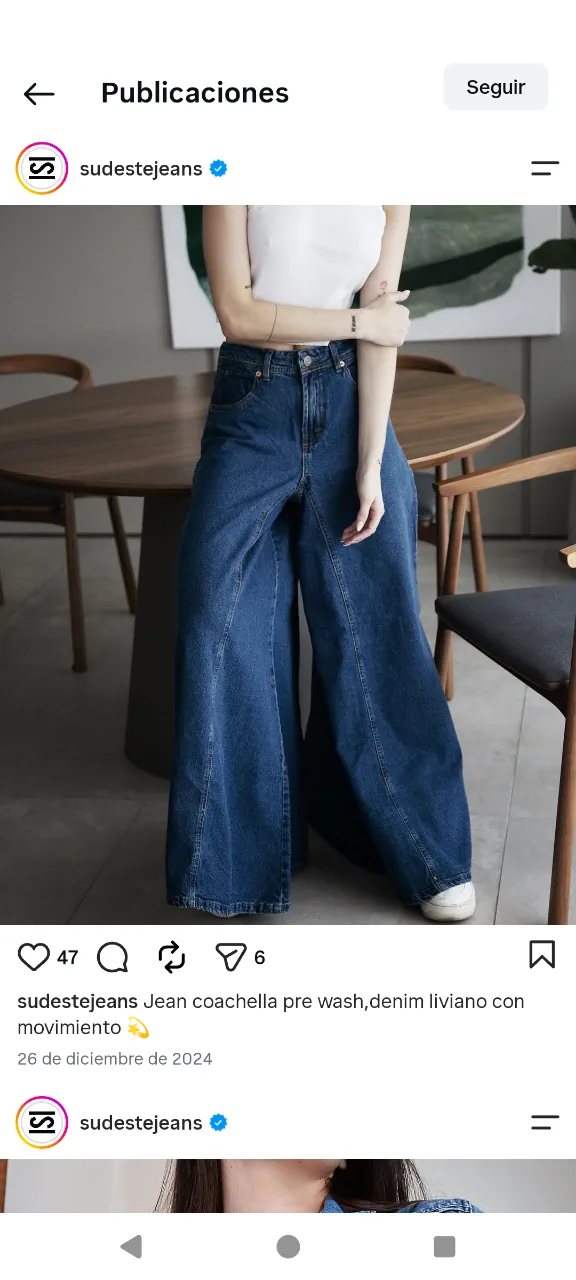Pantalón Sudeste jean - imagen 1