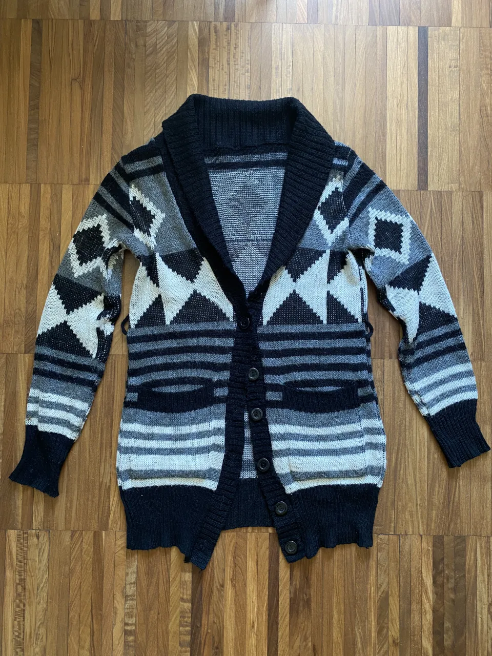 Cardigan Artesanal · Talle M