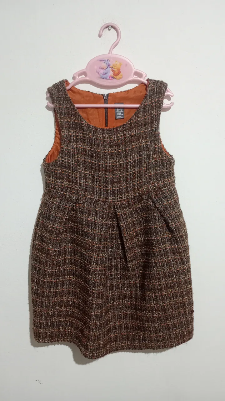 Vestido corto Zara Kids · Talle 5 años / 110 cm