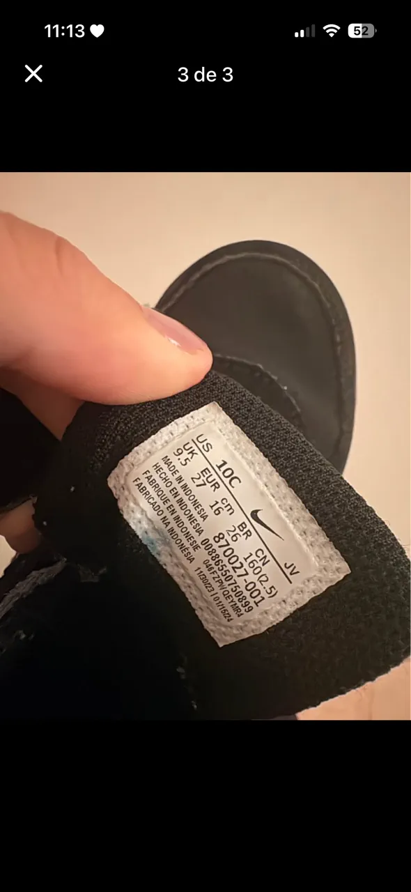Nike · Talle AR 27