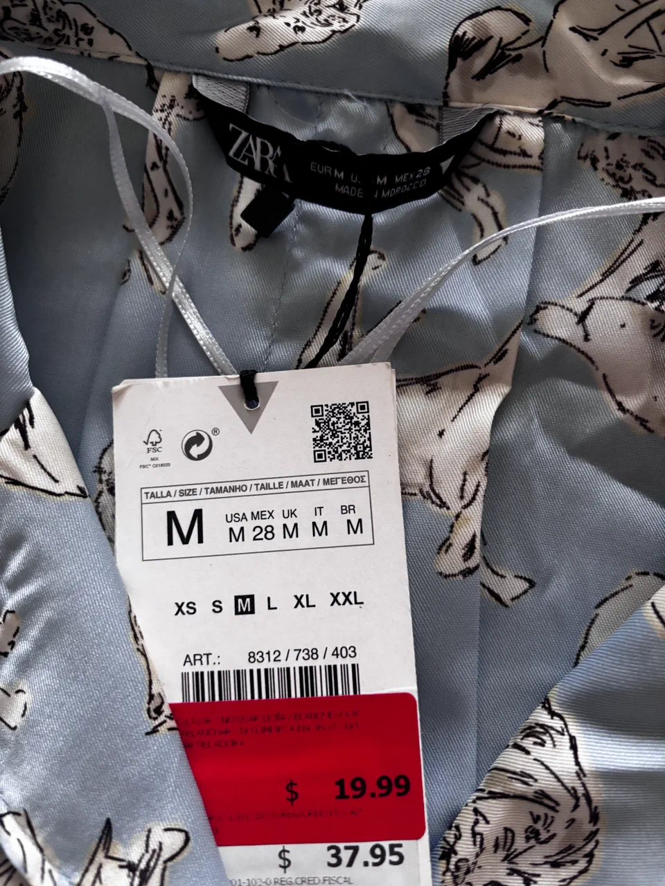 Camisa Zara · Talle M