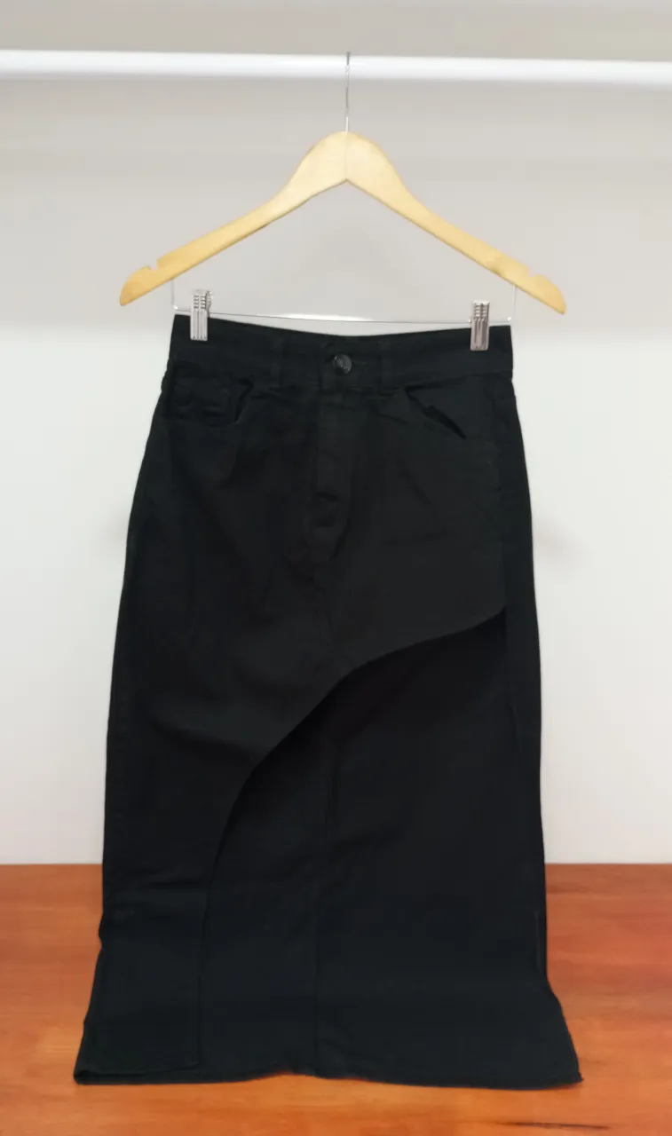 Pollera Ask denim · Talle S