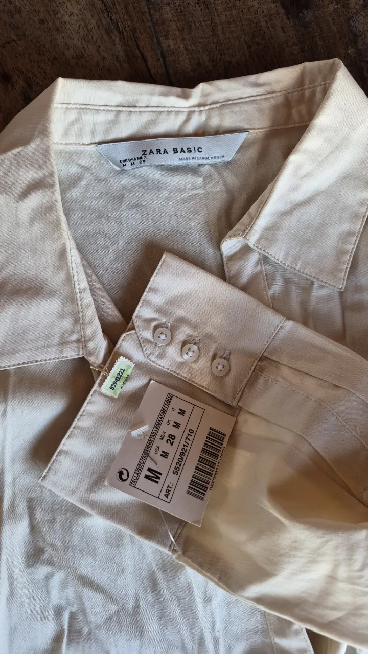 Camisa Zara Basic - imagen 1