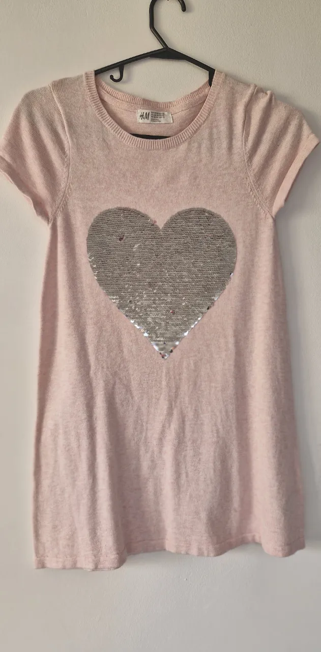 Vestido corto H&M · Talle 9 años / 134 cm