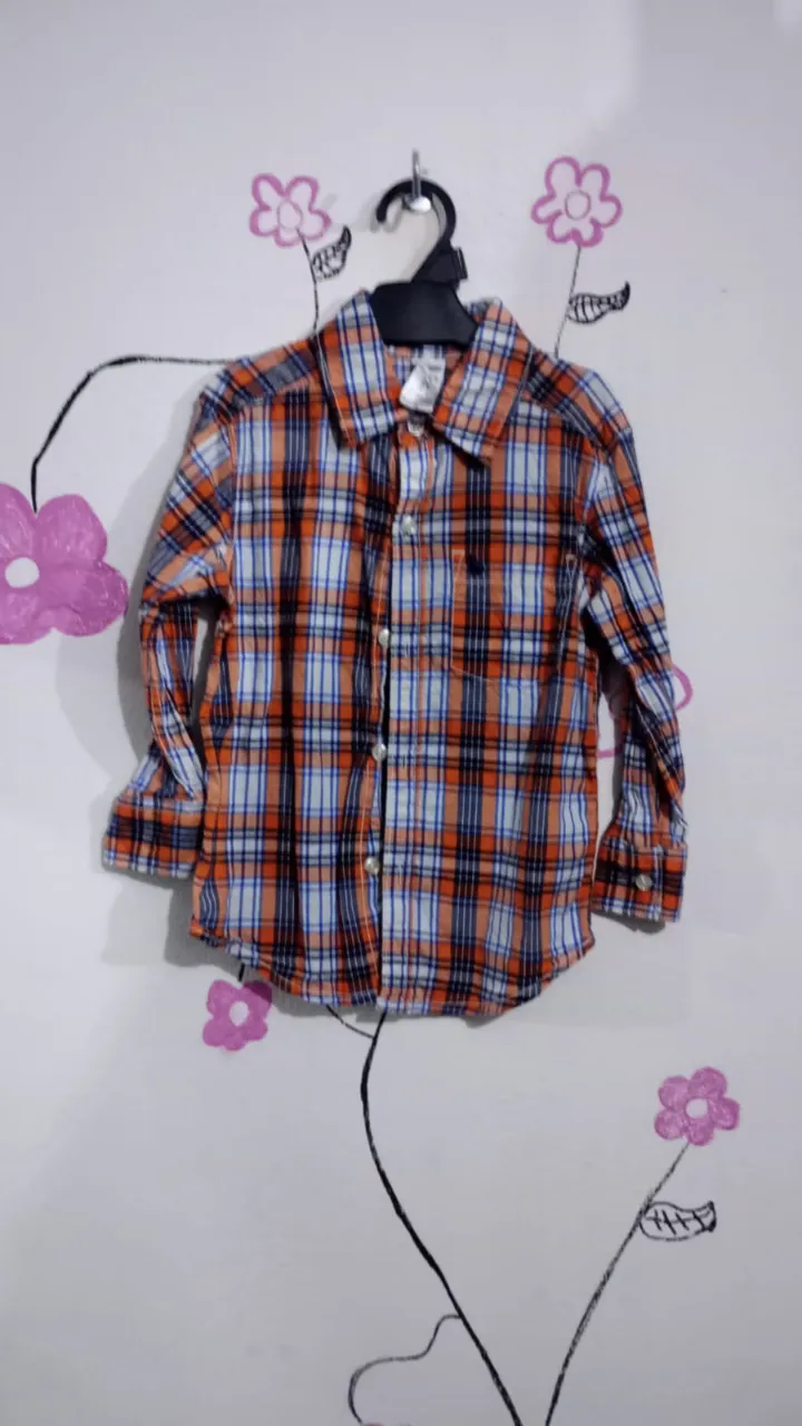 Camisa manga larga Carter's · Talle 18–24 meses / 86 cm