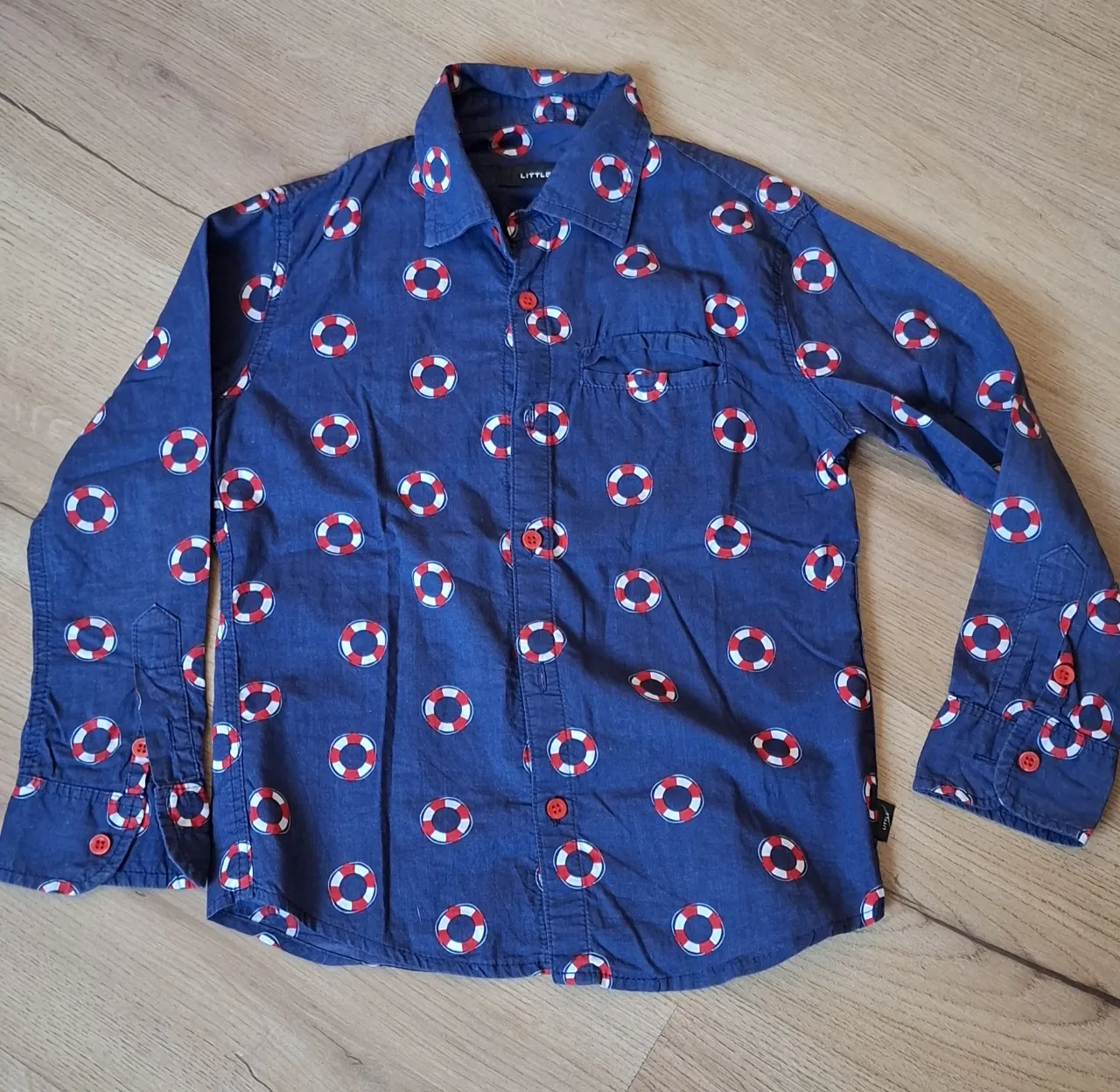 Camisa manga larga Little akiabara · Talle 6 años / 116 cm