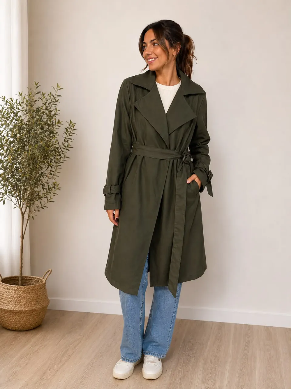 Trench Gemma rosé - imagen 1