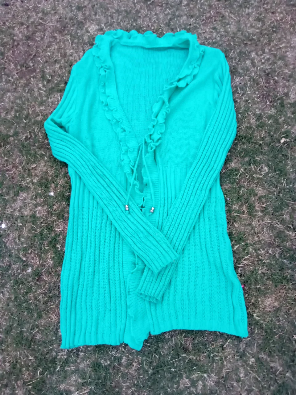 Cardigan Verde agua - imagen 1