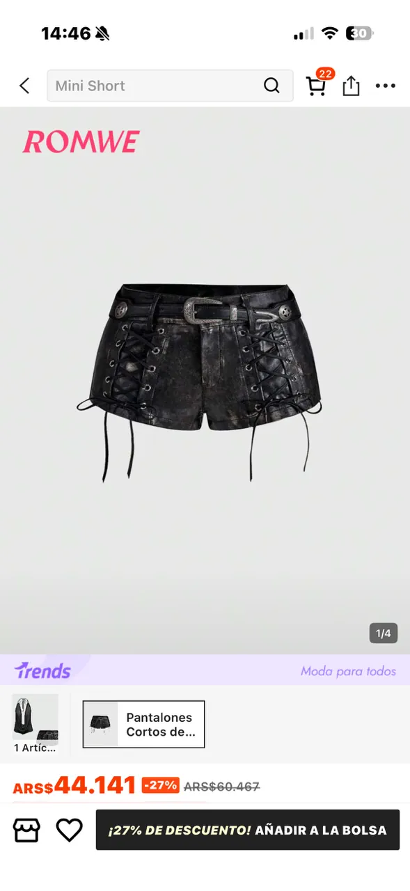 Short Romwe - imagen 3