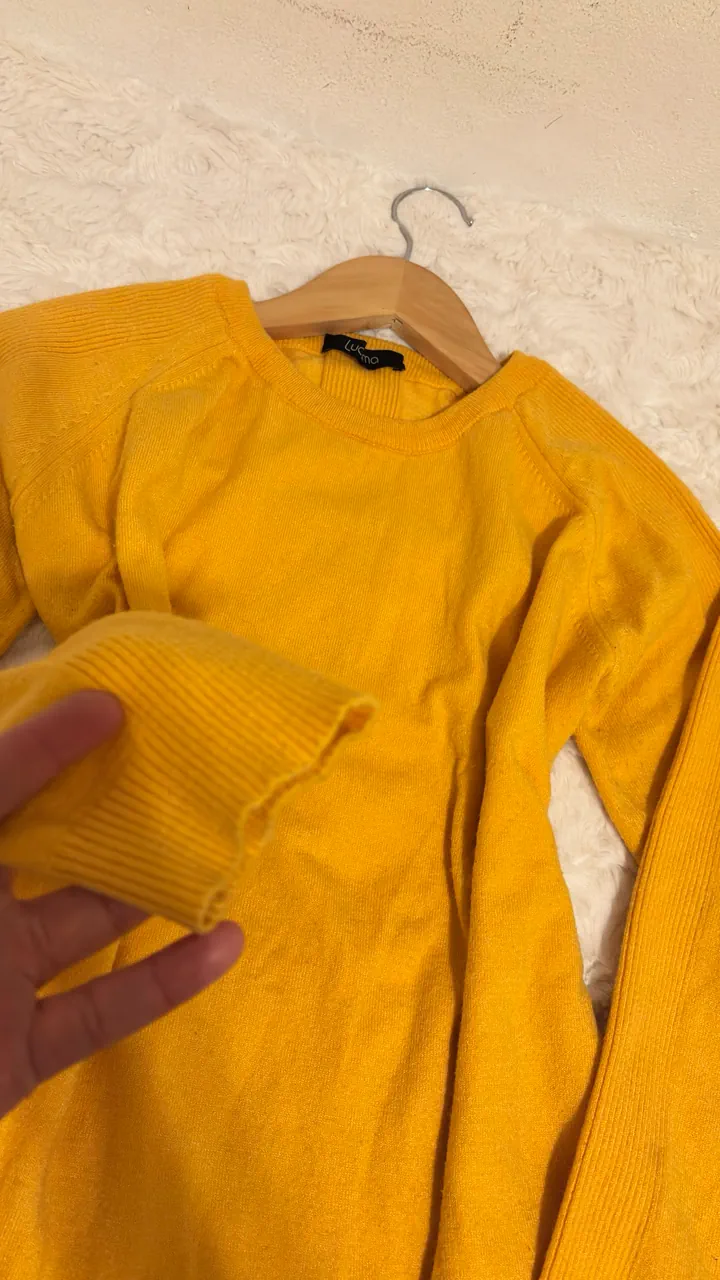 Sweater Lúcuma · Talle M