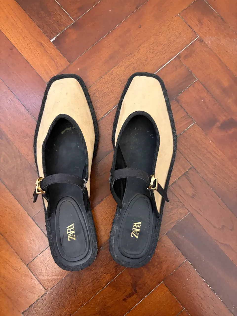 Zuecos Zara · Talle AR 37