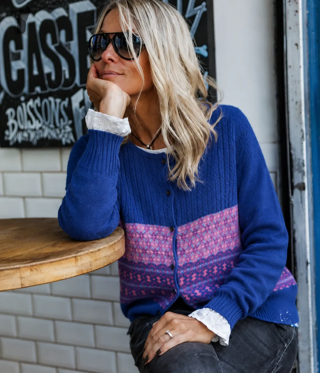 Cardigan Northfields · Talle S