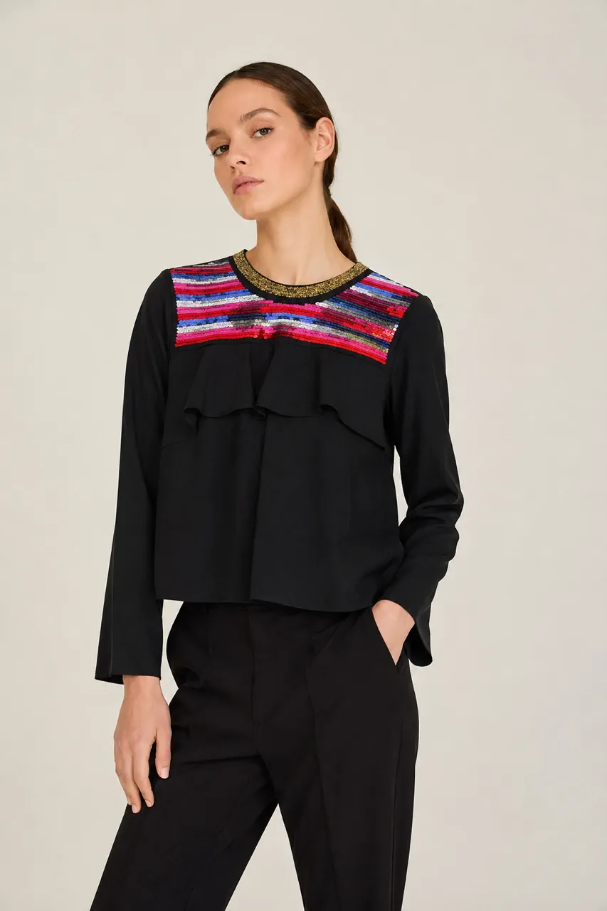 Blusa Jazmín Chebar - imagen 1