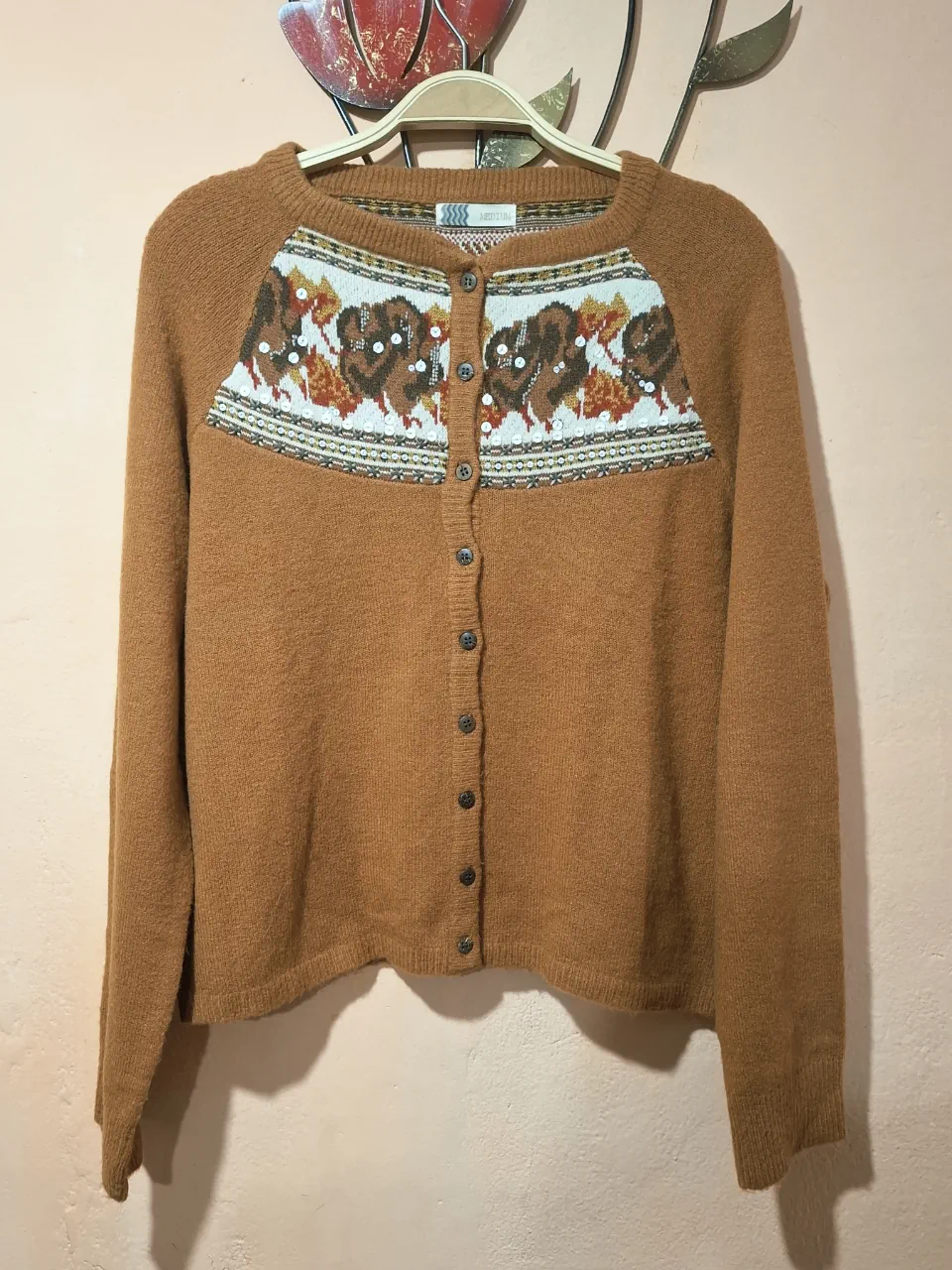 Cardigan Chocolate · Talle M