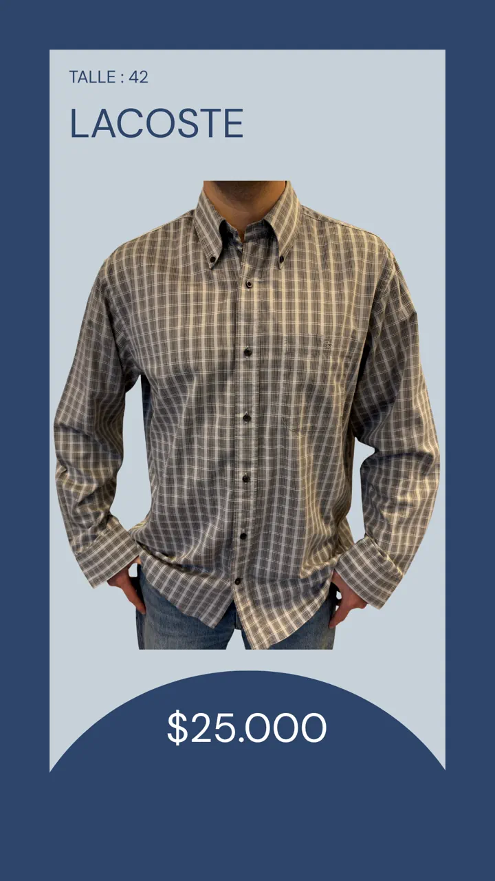 Camisa Lacoste - imagen 1