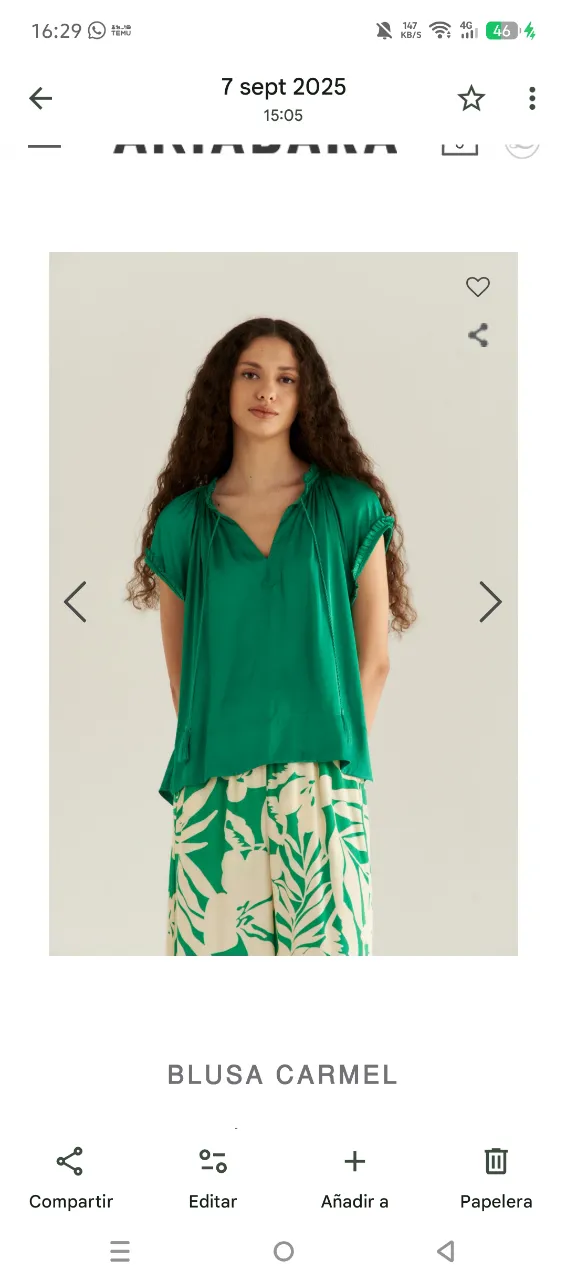 Blusa Akiabara - imagen 5