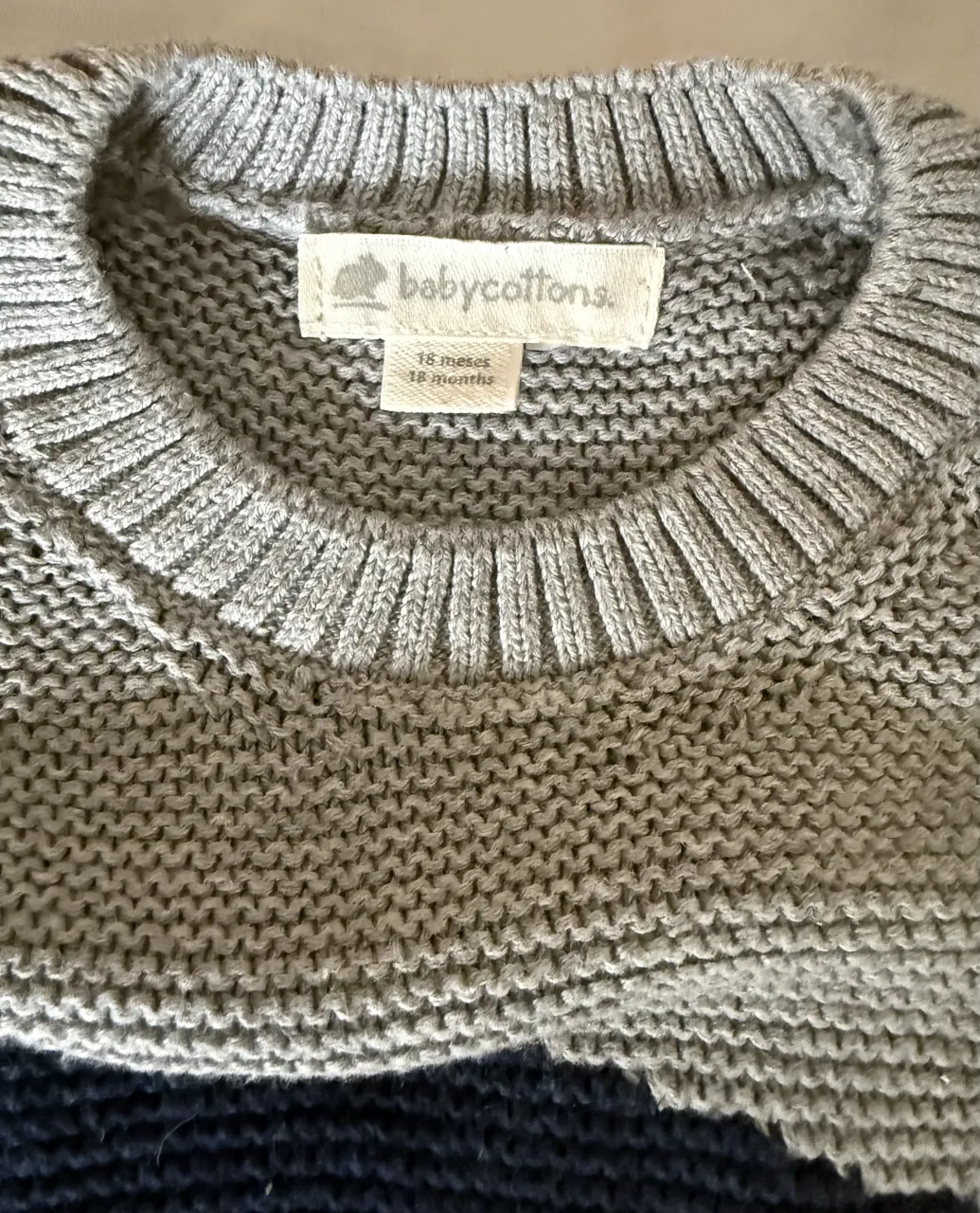 Sweater de cuello redondo Baby cottons - imagen 5