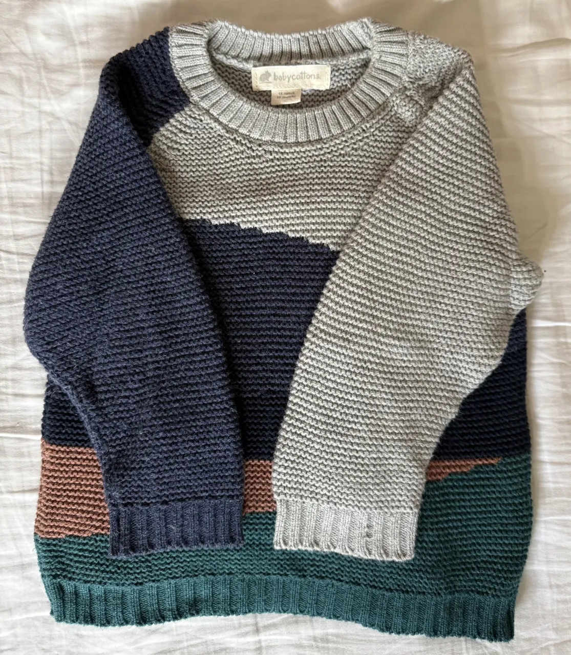 Sweater de cuello redondo Baby cottons - imagen 4