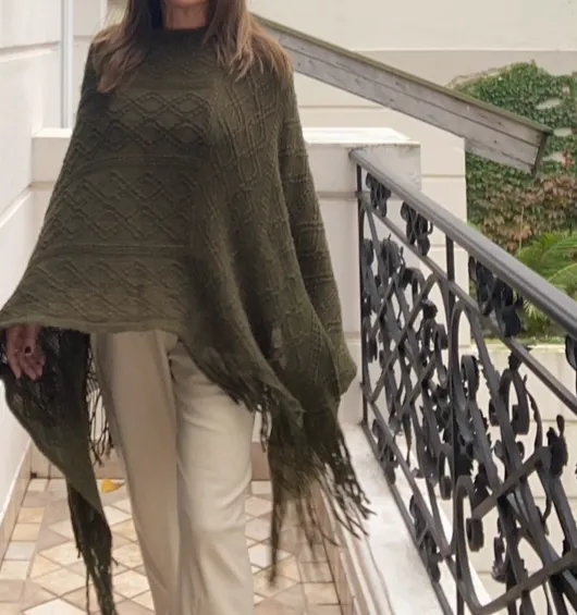 Poncho Ruana poncho importado - imagen 2