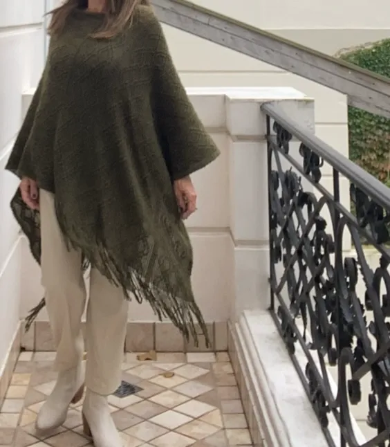 Poncho Ruana poncho importado - imagen 3