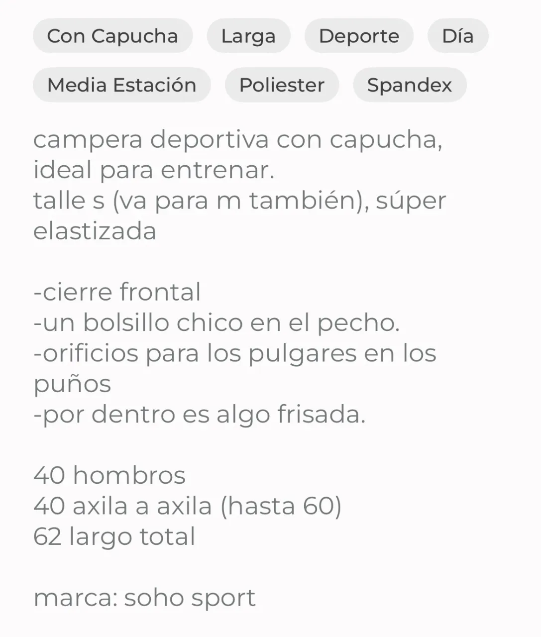 Buzo Soho - imagen 8