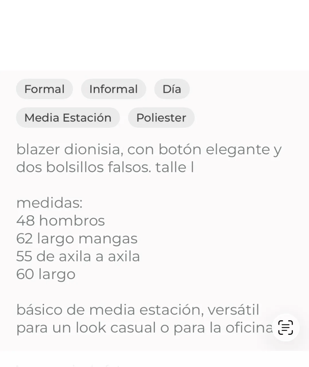 Blazer Dionisia - imagen 9