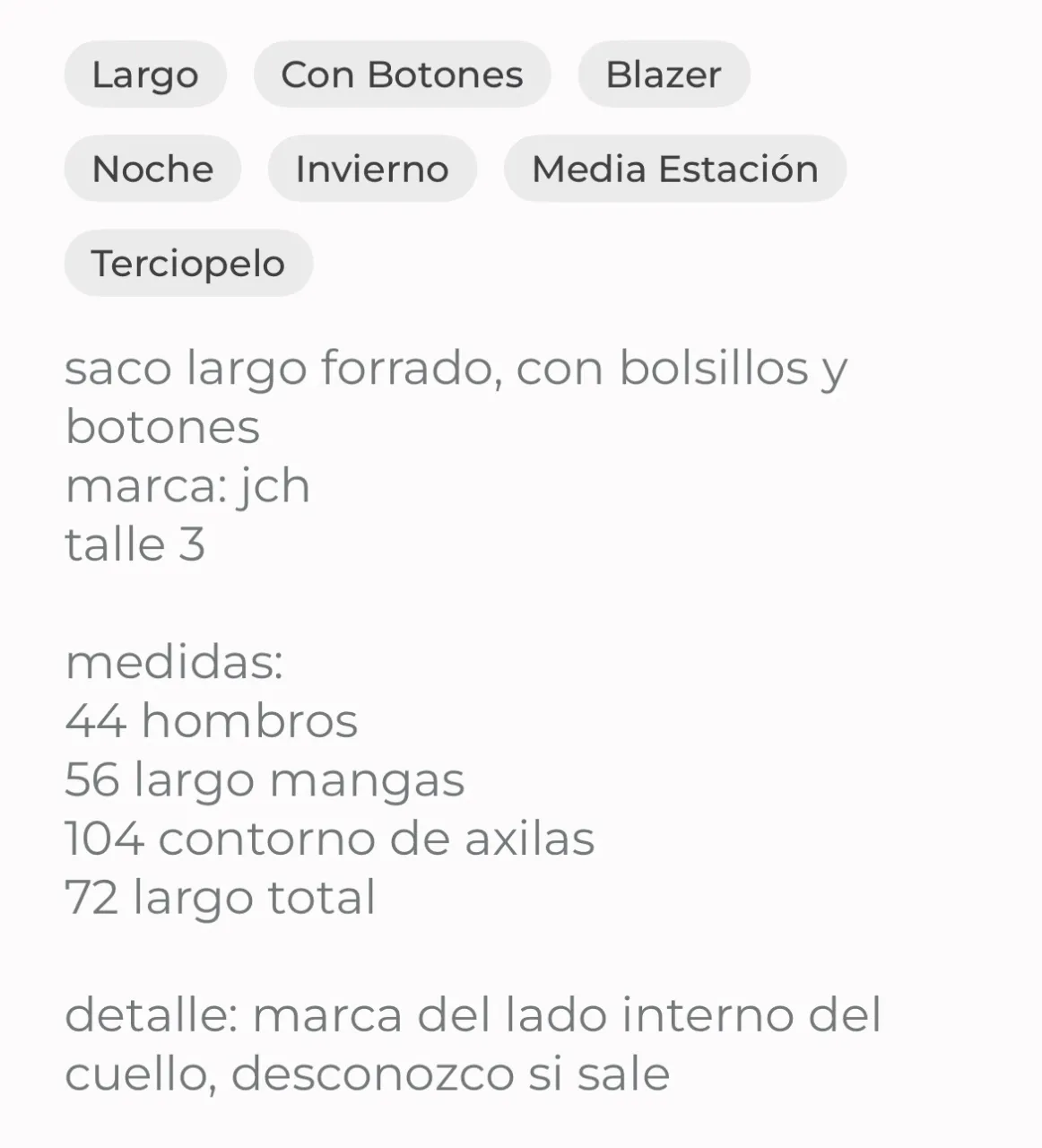 Blazer Jazmín Chebar - imagen 7