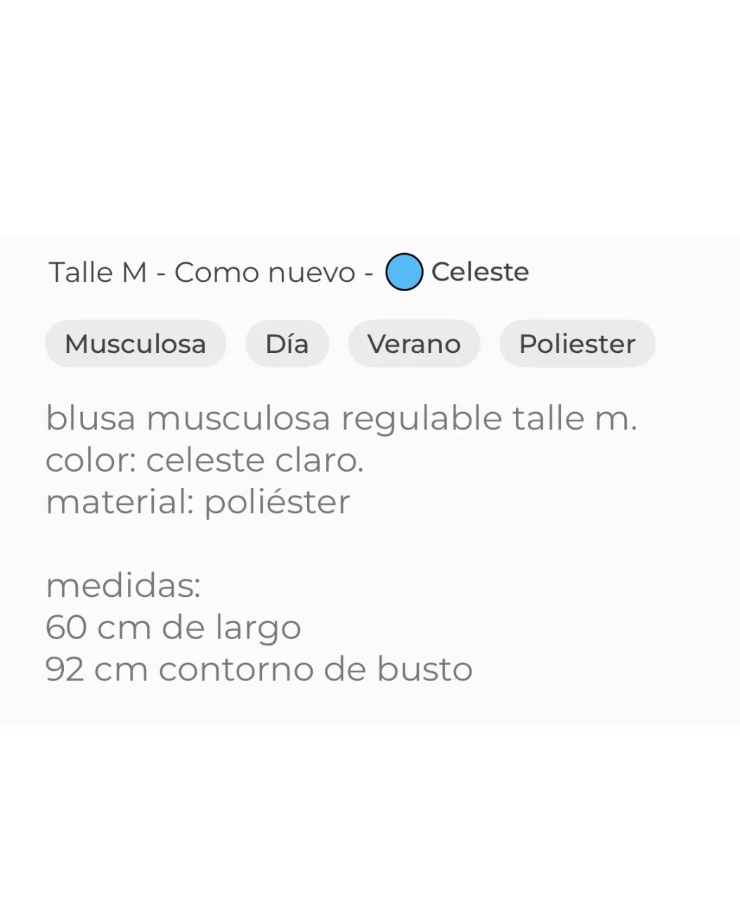 Musculosa Sybilla - imagen 5