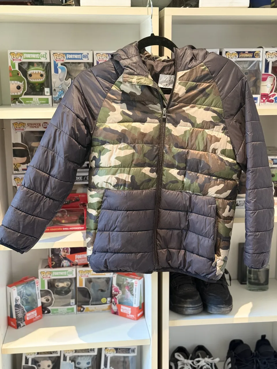 Campera de plumas Zara