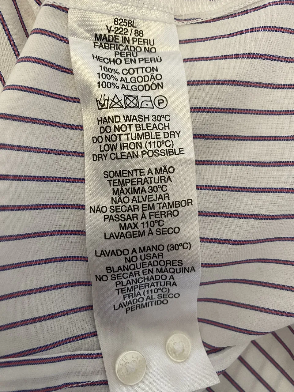 Camisa Lacoste miniatura 5
