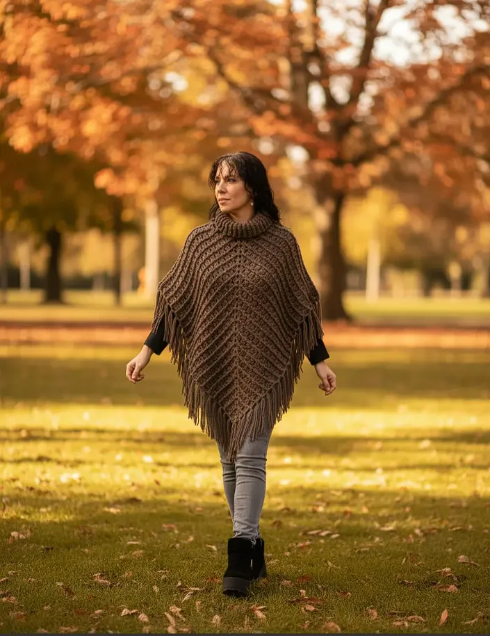 Poncho Nancy tejidos miniatura 5