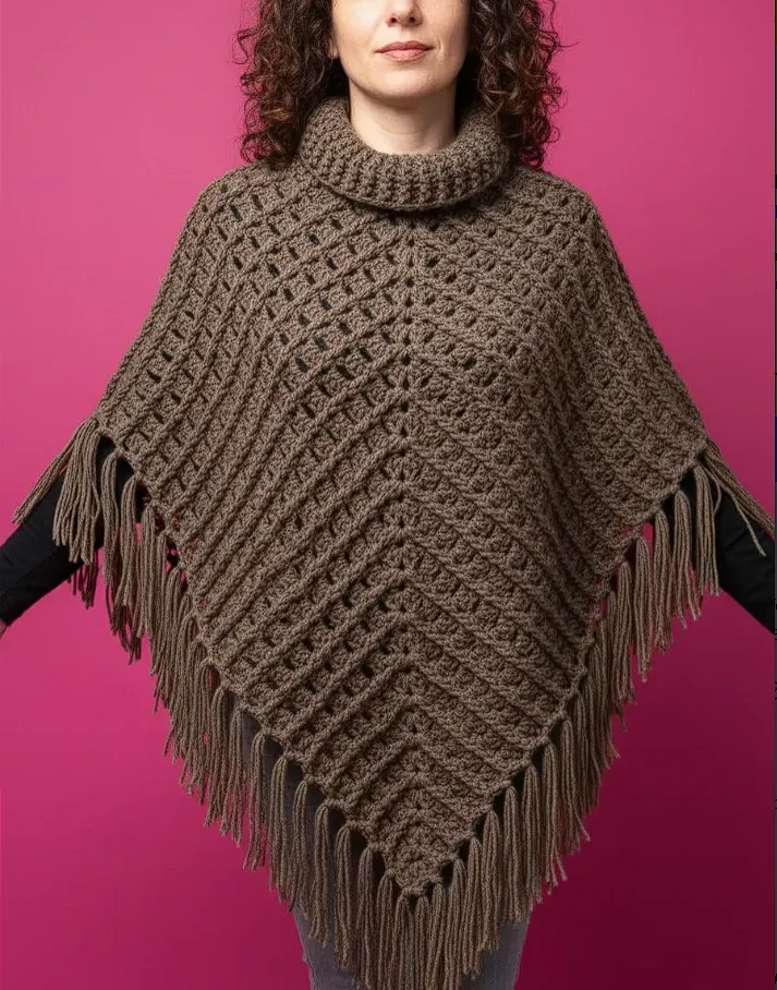 Poncho Nancy tejidos miniatura 4